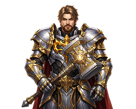 Crusader
Impact Crusader
Master Paladin
Sacred Paladin
Templar Commander